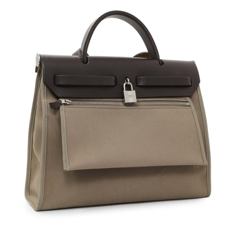 Hermes Etoupe/Ebene Herbag Zip 31 Handbags Hermes