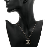 Chanel Pearl Crystal CC Pendant Necklace Necklaces Chanel