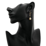 David Yurman 18K Yellow Gold Pearl Diamond Solari Chain Drop Earrings Designer Jewellery David Yurman