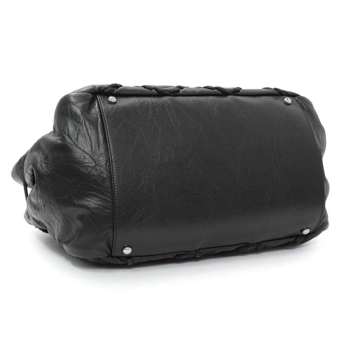 Chanel Black Calfskin Ultra Stitch Tote Handbags Chanel