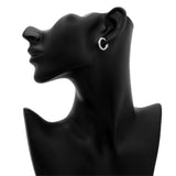 10K White Gold Hoop Earrings Fine Jewellery Modaselle