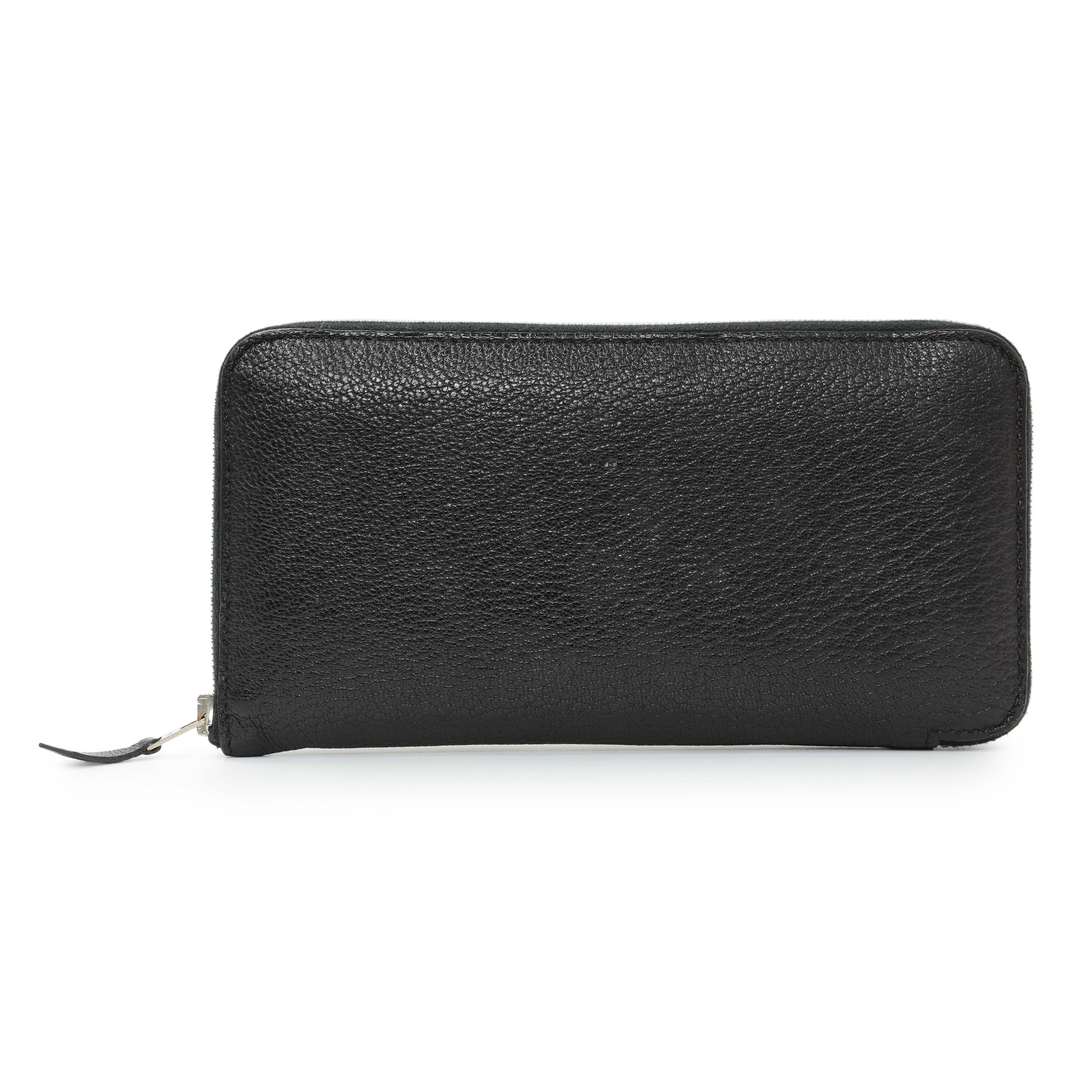 Hermes Black Chevre Azap Wallet – Modaselle
