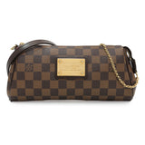 Louis Vuitton Damier Ebene Eva Clutch Handbags Louis Vuitton
