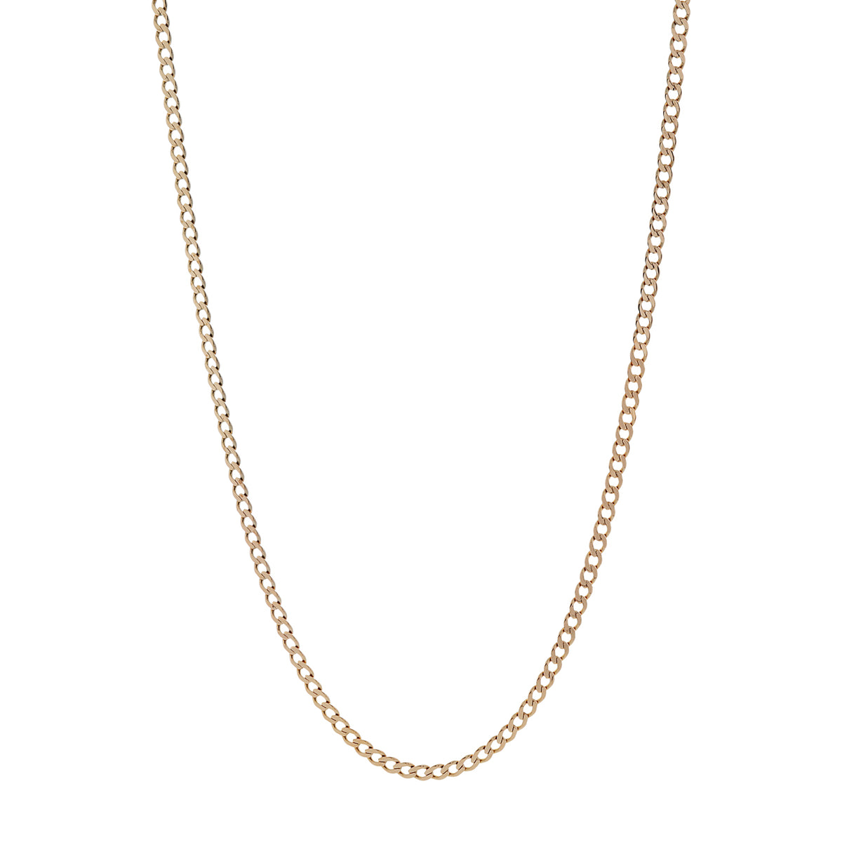10K Yellow Gold Curb Chain Fine Jewellery Modaselle