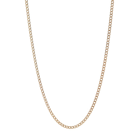 10K Yellow Gold Curb Chain Fine Jewellery Modaselle