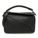 Loewe Black Calfskin Medium Puzzle Bag