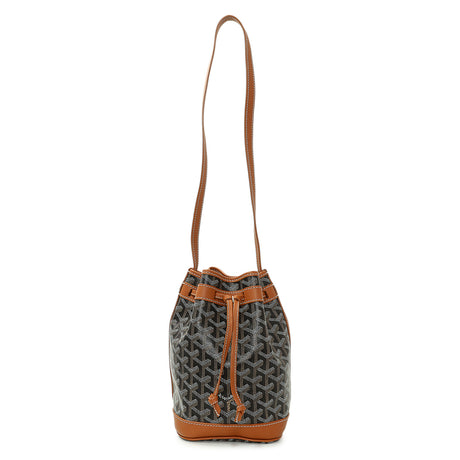 Goyard Black Gold Goyardine Petit Flot Bucket Bag Handbags Goyard