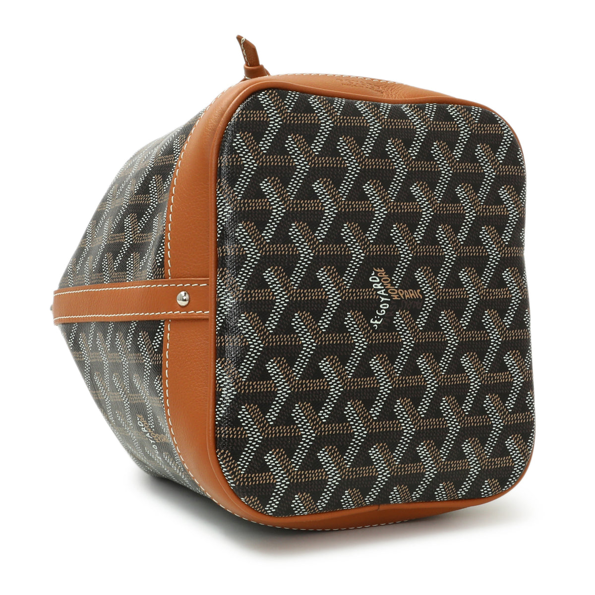 Goyard Black Gold Goyardine Petit Flot Bucket Bag Handbags Goyard