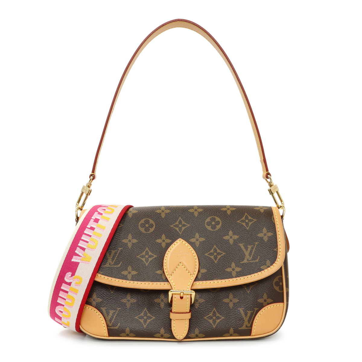 Louis Vuitton Fuchsia Monogram Diane Handbags Gucci