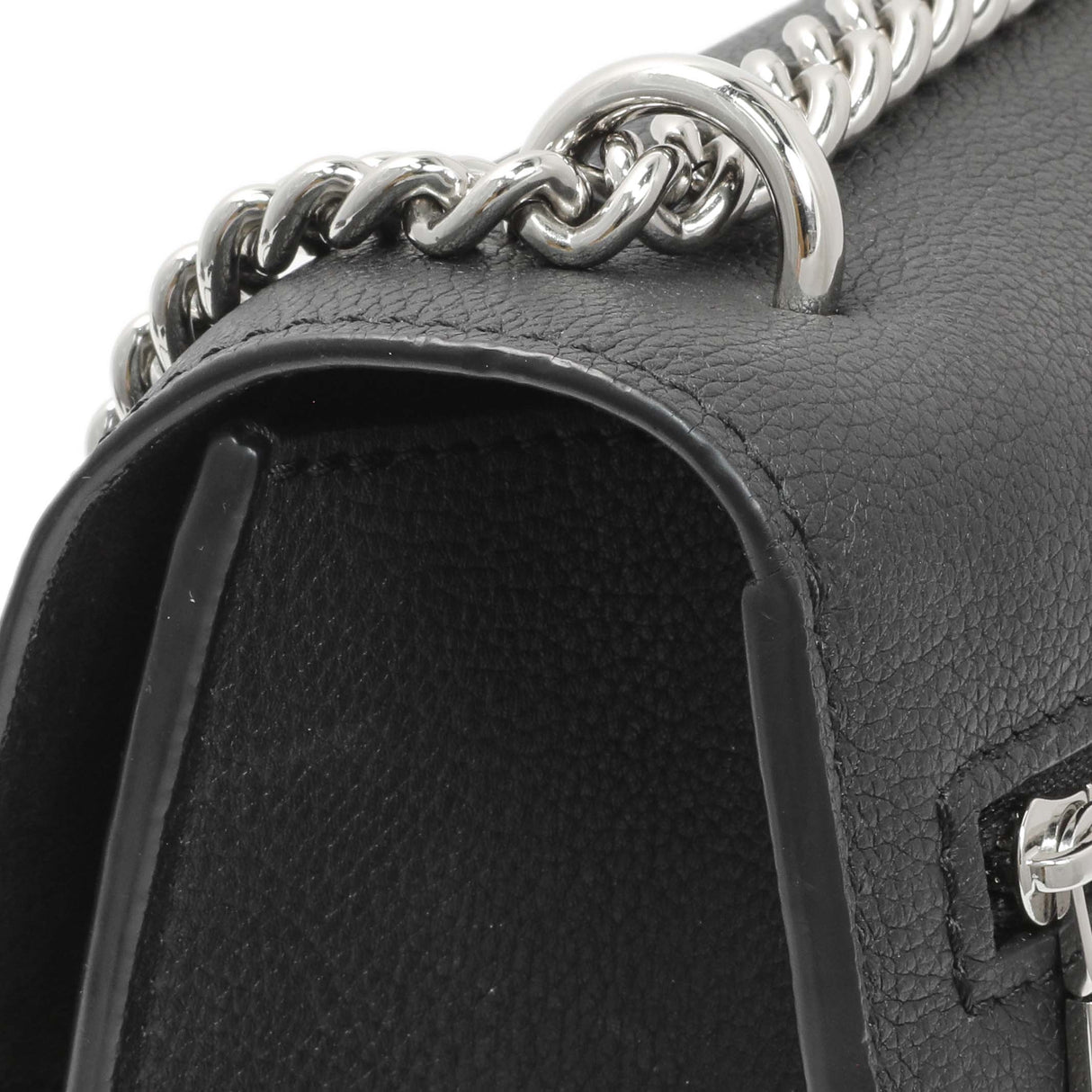 Louis Vuitton Black Soft Calfskin Mylockme Chain Bag Handbags Louis Vuitton