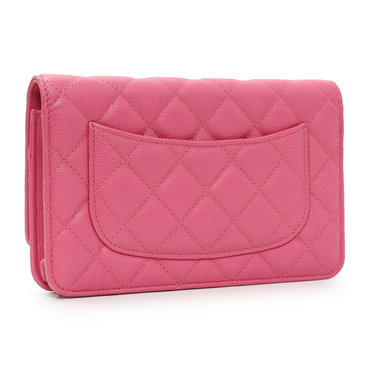 Chanel Pink Caviar Wallet on Chain Handbags Chanel