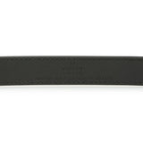 Gucci Black Calfskin Double G 20mm Belt Accessories Gucci