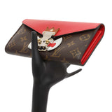 Louis Vuitton Monogram Tribal Mask Sarah Wallet Accessories Louis Vuitton