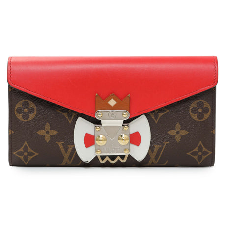 Louis Vuitton Monogram Tribal Mask Sarah Wallet Accessories Louis Vuitton