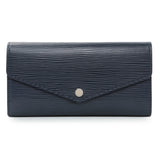 Louis Vuitton Blue Epi Sarah Wallet Accessories Louis Vuitton