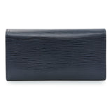 Louis Vuitton Blue Epi Sarah Wallet Accessories Louis Vuitton