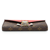 Louis Vuitton Monogram Tribal Mask Sarah Wallet Accessories Louis Vuitton