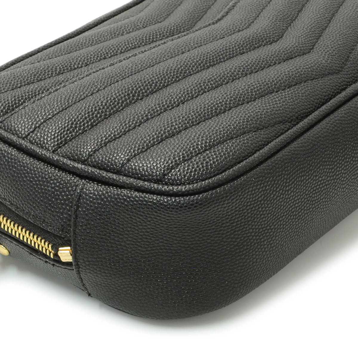 Saint Laurent Black Matelassé Lambskin Small Loulou Shoulder Bag Handbags Saint Laurent