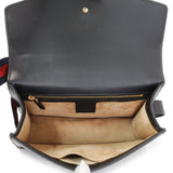 Gucci Black Calfskin Small Sylvie Shoulder Bag Handbags Gucci