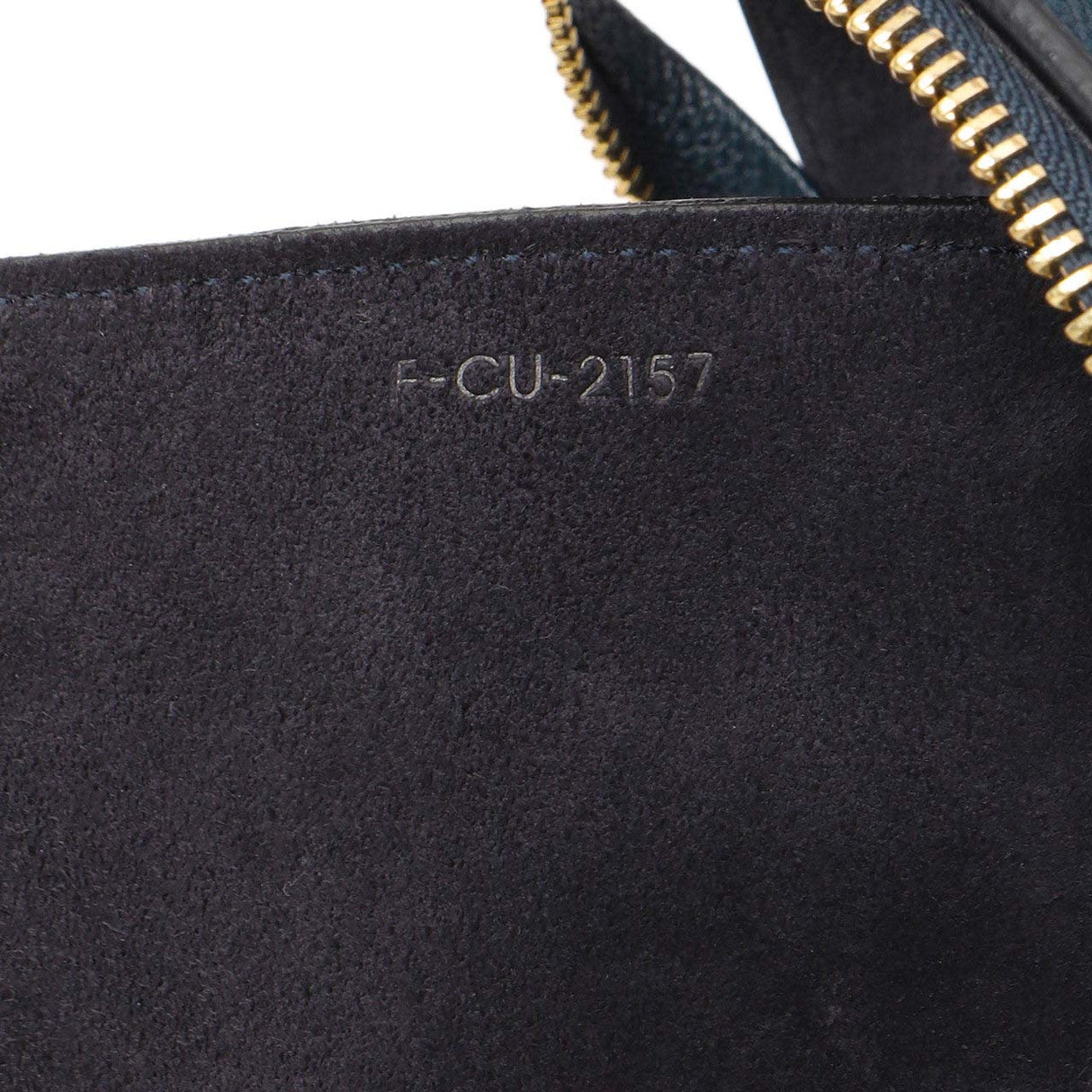 Celine Blue Grained Calfskin Mini Belt Bag