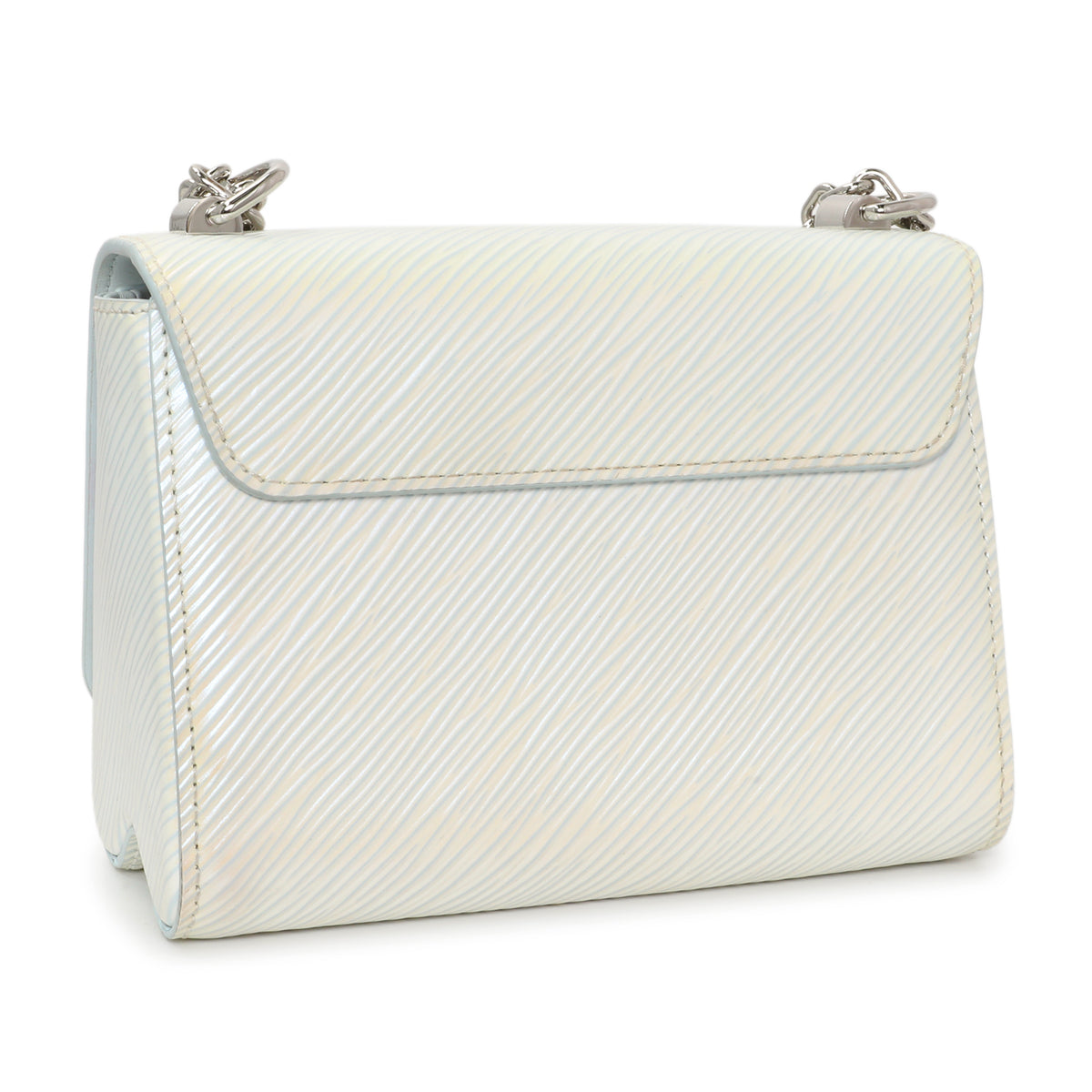 Louis Vuitton Pale White Epi Leather Twist PM with Crystal Buckle Handbags Louis Vuitton