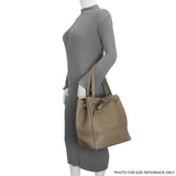 Celine Taupe Soft Grained Calfskin Small Belt Cabas Phantom