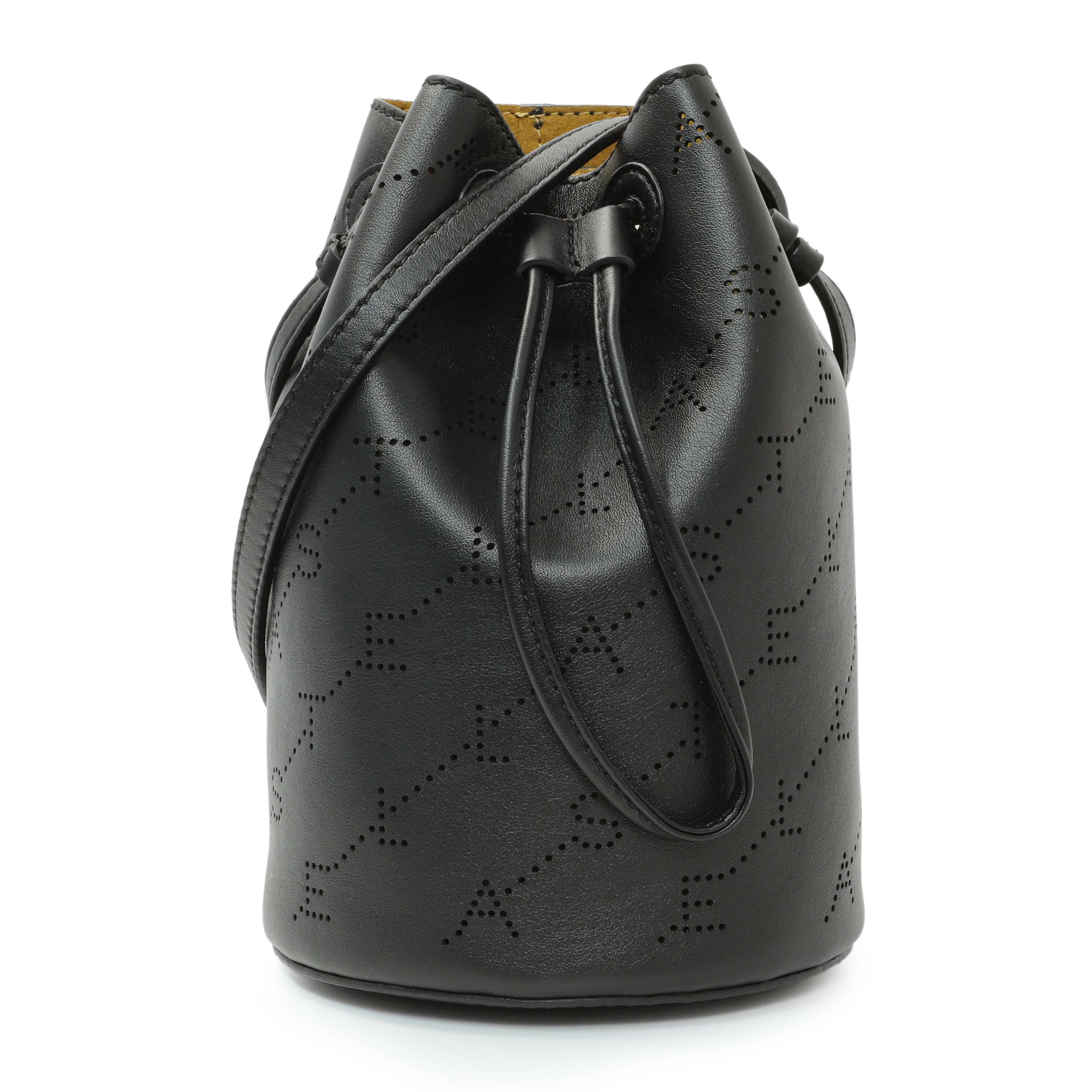 Stella McCartney Perforated Eco Alter Nappa Mini Bucket Bag