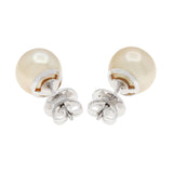 14K White Gold South Sea Pearl Stud Earrings Fine Jewellery Modaselle