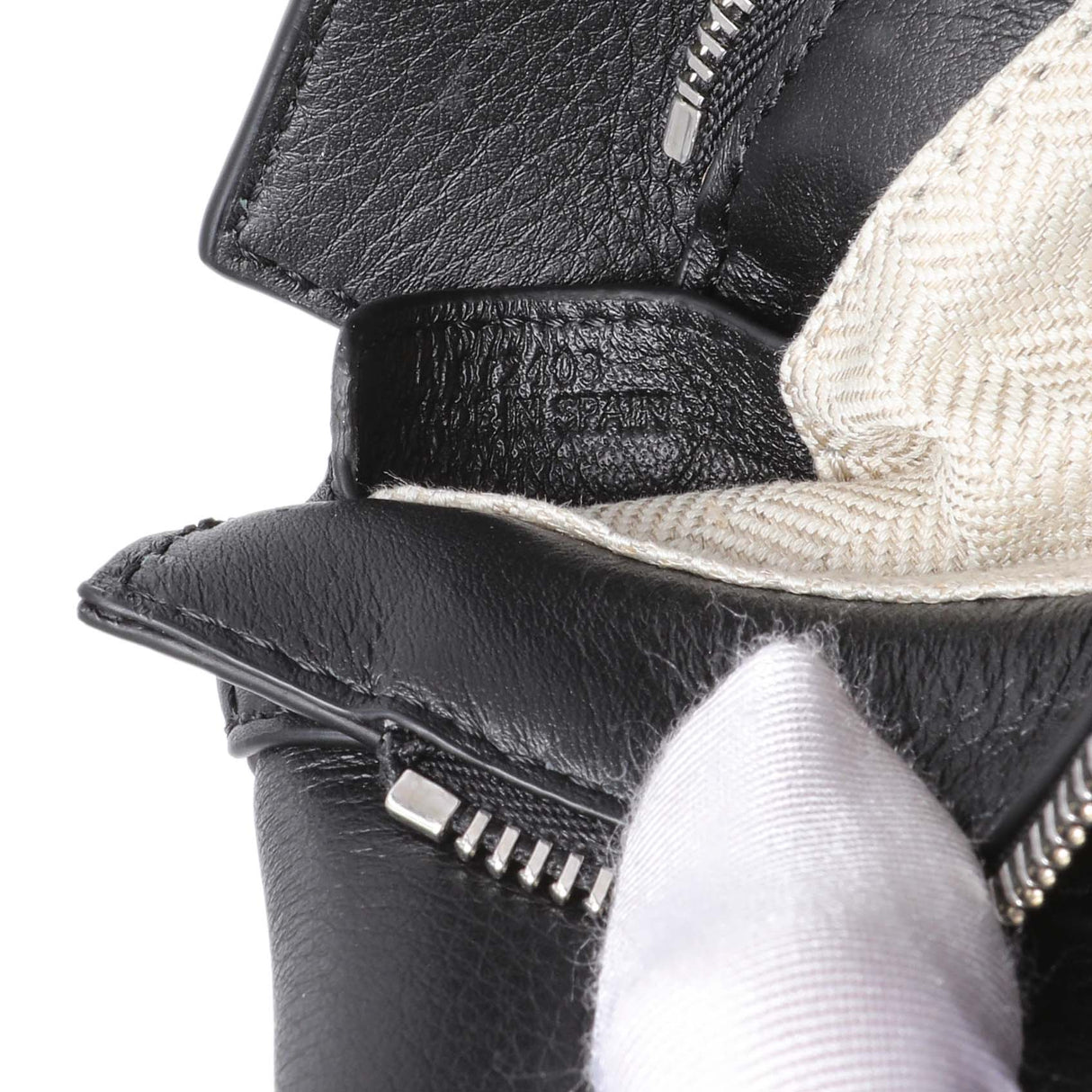 Loewe Black Calfskin Mini Puzzle Bag