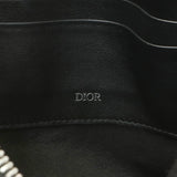 Christian Dior Beige And Black Dior Oblique Jacquard A4 Zipped Pouch