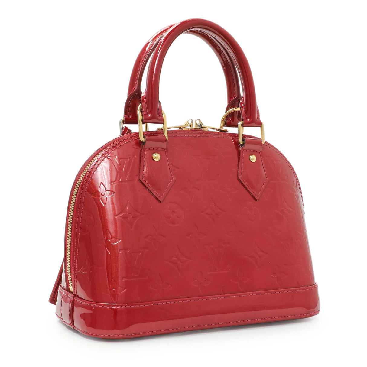 Louis Vuitton Red Vernis Alma BB