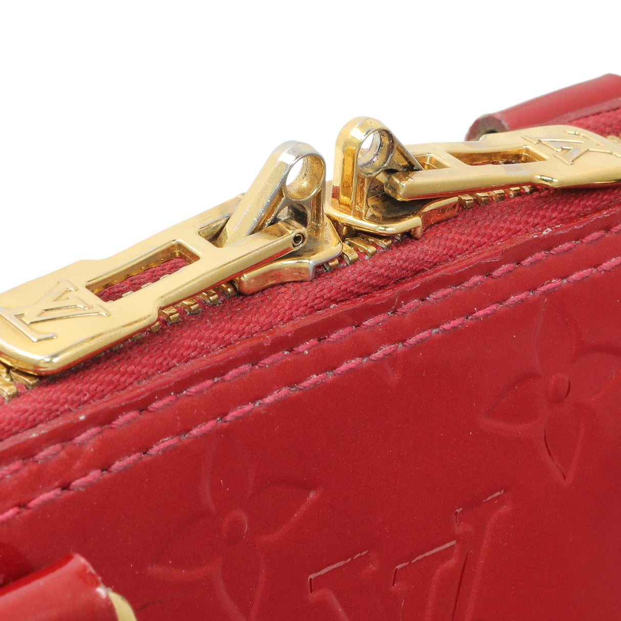 Louis Vuitton Red Vernis Alma BB
