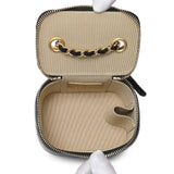 Chanel Black Lambskin Mini Pearl Crush Vanity Handbags Chanel