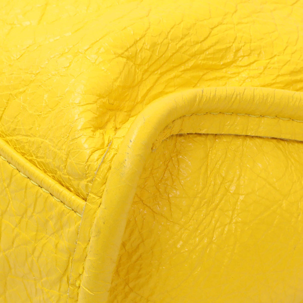 Balenciaga Yellow Agneau Classic Hardware Mini City Handbags Balenciaga