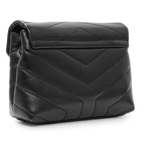 Saint Laurent Black Calfskin Monogram Toy Loulou Crossbody Handbags Saint Laurent