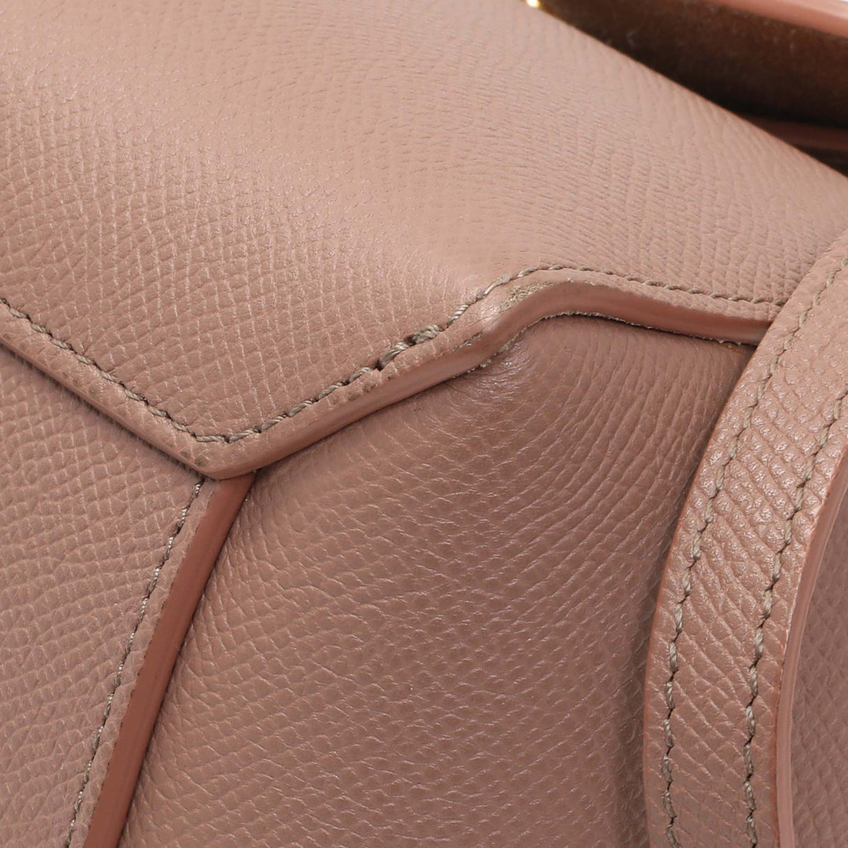 Celine Rose Grained Calfskin Nano Belt Bag Handbags Celine