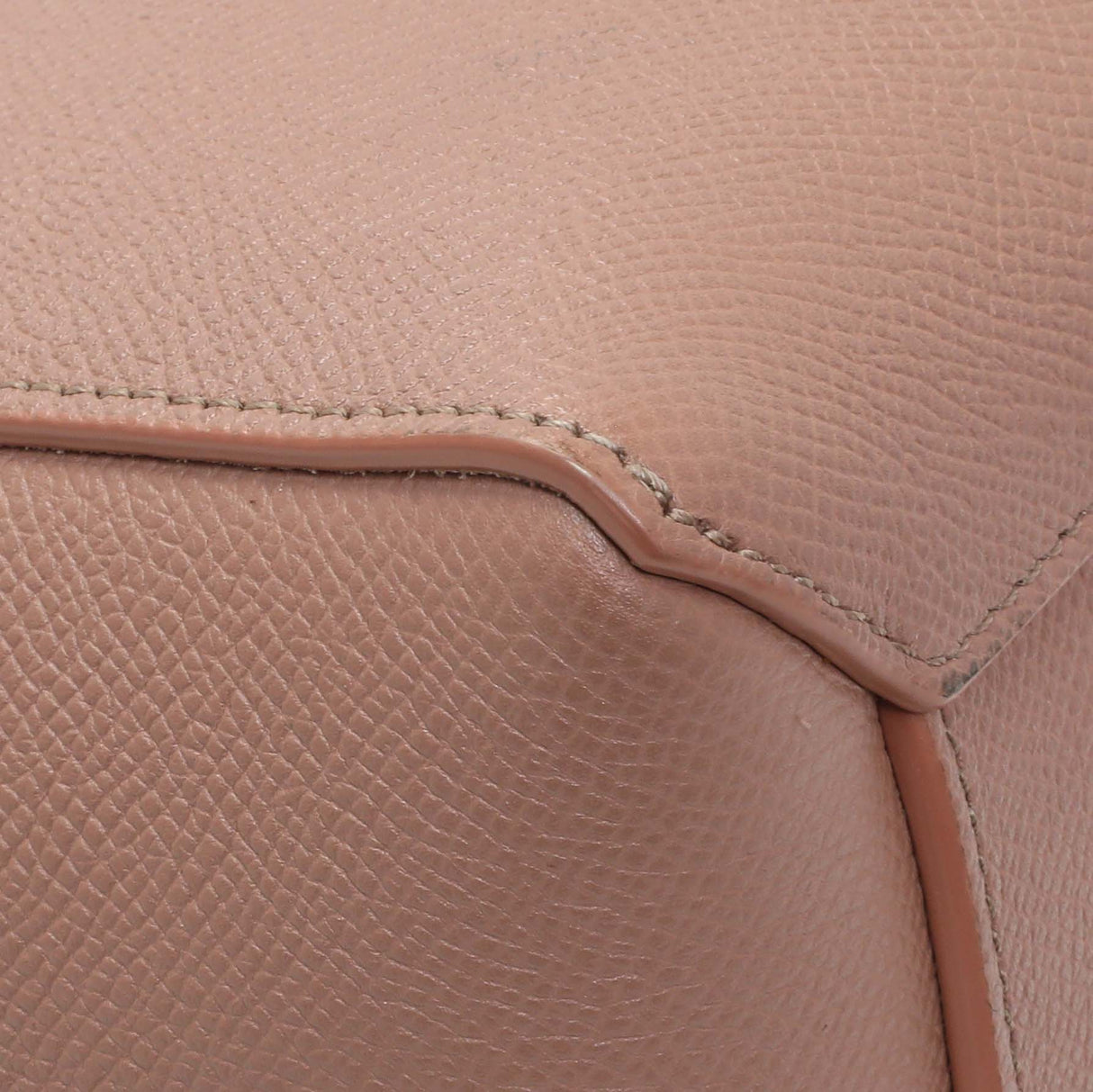 Celine Rose Grained Calfskin Nano Belt Bag Handbags Celine