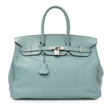Hermes Ciel Swift Birkin 35 Handbags Hermes