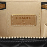 Chanel Black Lambskin Mini Pearl Crush Vanity Handbags Chanel