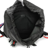 Gucci Black Techno Canvas Web Drawstring Backpack