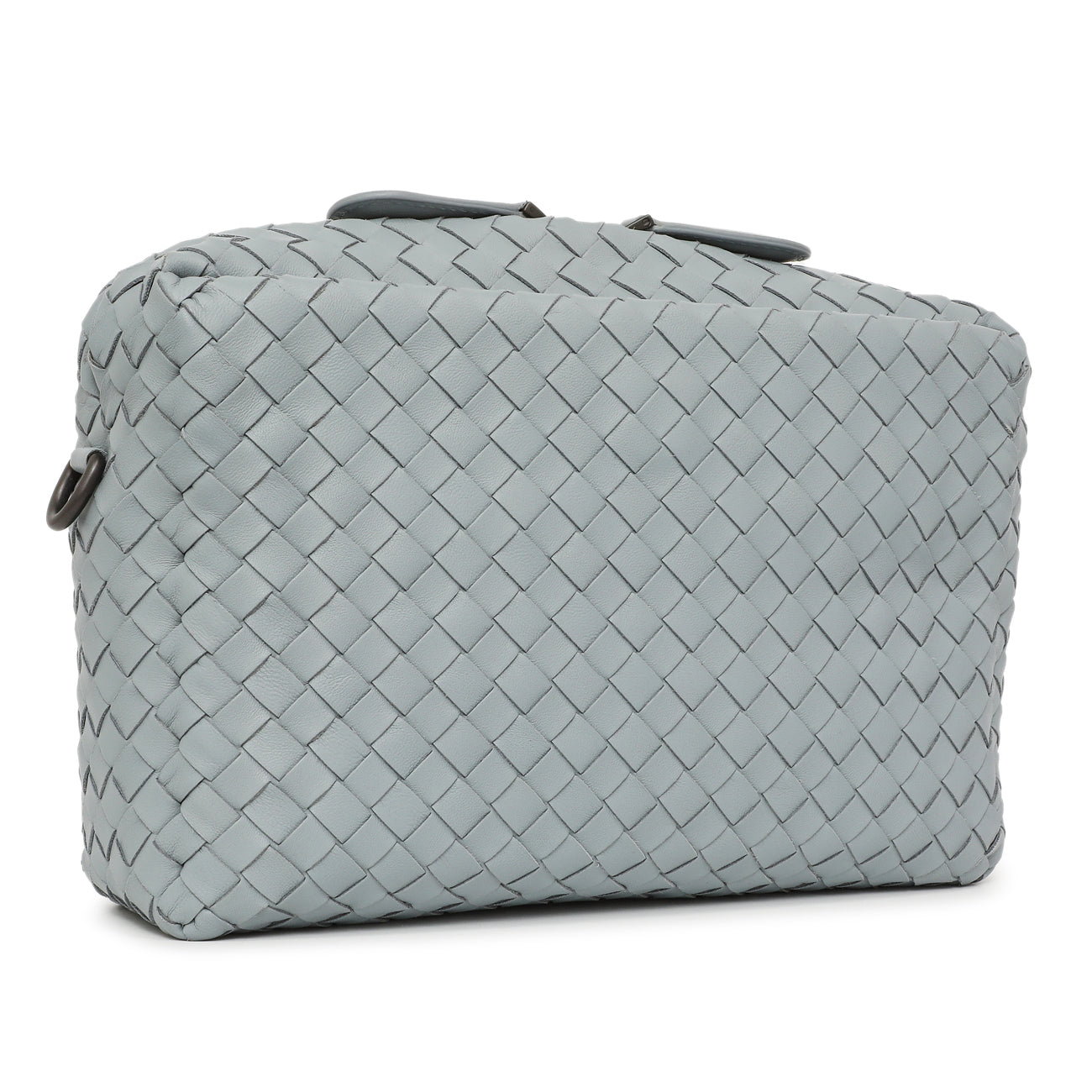 Bottega Veneta Blue Nappa Intrecciato Crossbody Bag – Modaselle