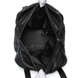 Chanel Vintage Black Caviar Square Quilted Stitched Bowler Bag Handbags Chanel