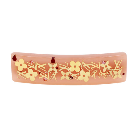 Louis Vuitton Pink Resin Inclusion Hair Clip Accessories Louis Vuitton