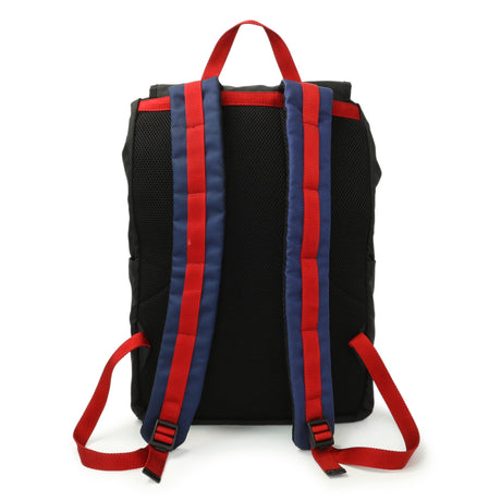 Gucci Black Techno Canvas Web Drawstring Backpack