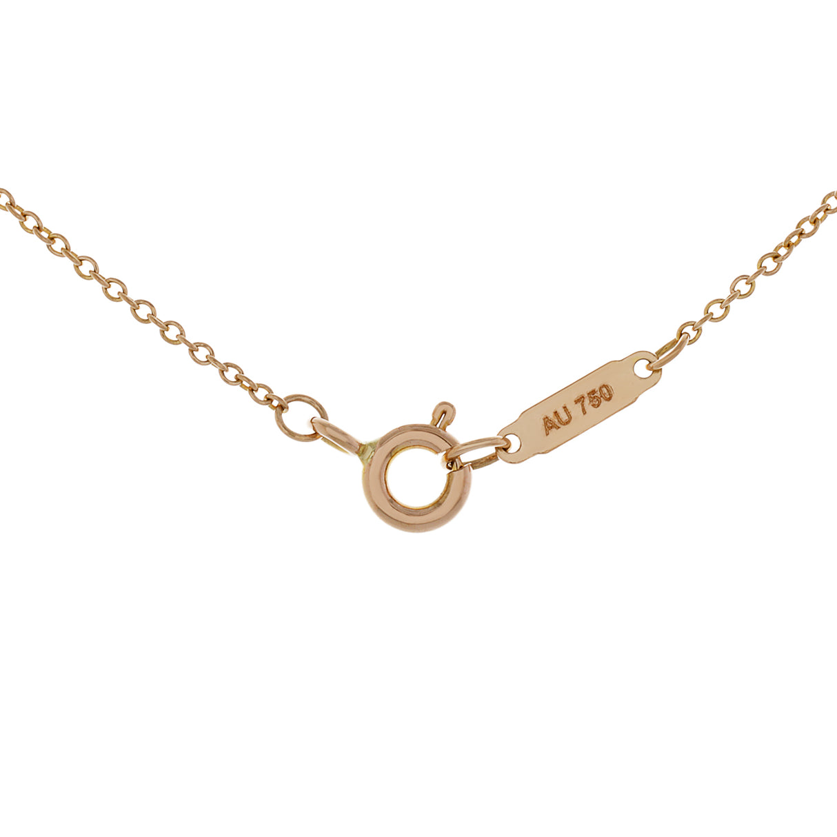 Tiffany & Co. 18K Rose Gold Twist Knot Pendant Designer Jewellery Tiffany and Co