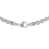 Tiffany & Co. 18K White Gold 5mm Box Link Chain Necklace Designer Jewellery Tiffany and Co