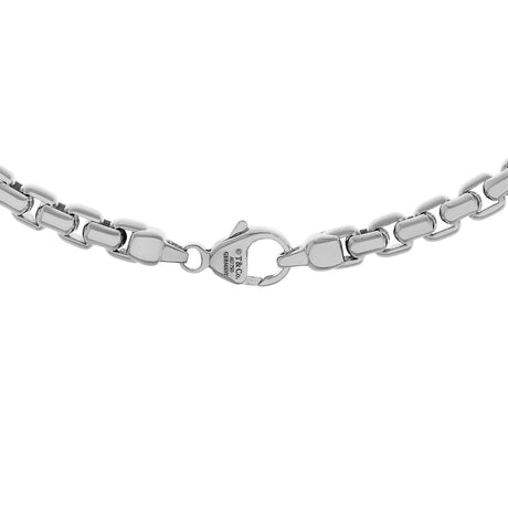 Tiffany & Co. 18K White Gold 5mm Box Link Chain Necklace Designer Jewellery Tiffany and Co