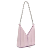 Givenchy Lilac Padded Patent Small Cut Out Shoulder Bag