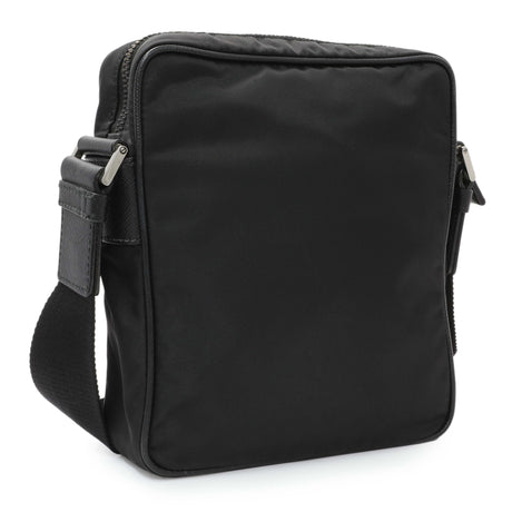 Prada Black Re-Nylon Messenger Bag Handbags Prada
