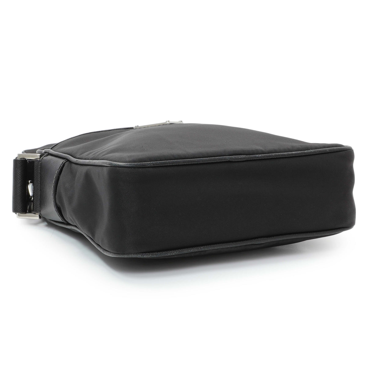 Prada Black Re-Nylon Messenger Bag Handbags Prada